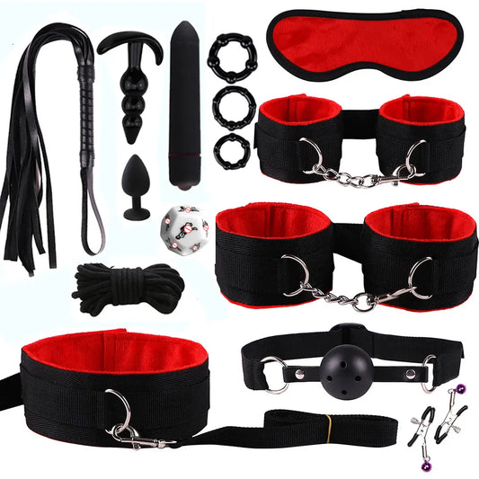 Sex toys for women BDSM sexual couples kit Adult Sexy Toys sexyshop erotic accessories handcuffs for session Anal plug sex game
