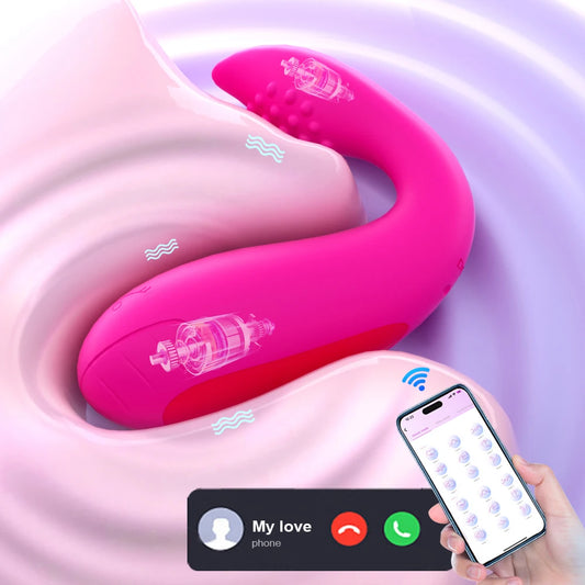 APP Bluetooth Control Vibrator Egg for Women Clitoris Stimulator Wearable G Spot Vibrator Love Egg Adult Vibrating Sex Toy